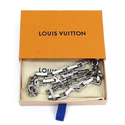 LOUIS VUITTON（LV） Louis Vuitton M00307 Collana Catena Monogramma Metallo L54cm Scatola con Sacchetto Portaoggetti
