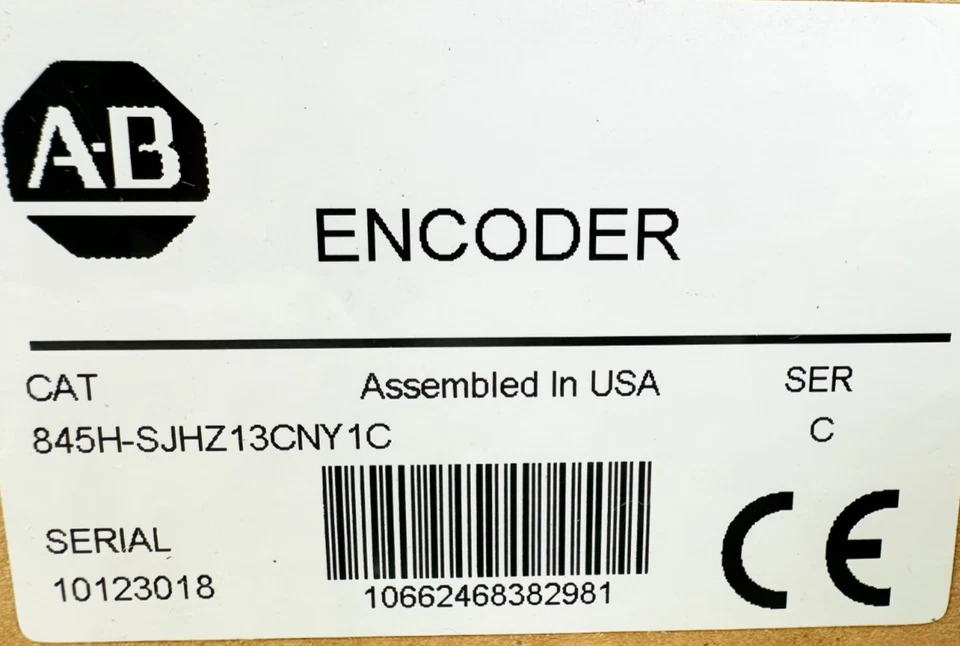 New Allen Bradley 845H-SJHZ13CNY1C Ser C Incremental Encoder 5V DC - Image 2 of 4