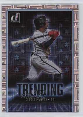 2021 Panini Donruss Trending Vector Ozzie Albies #TR4 0t2