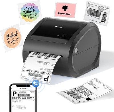 D520BT Etikettendrucker WiFi/Bluetooth/USB Versand Thermodrucker für DHL GLS DPD