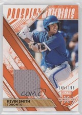 2019 Panini Elite Extra Edition Prospect Materials Orange /199 Kevin Smith 0s3