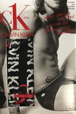 Calvin Klein Men's CK ONE Microfiber Hip Brief Black with white writing Size XL