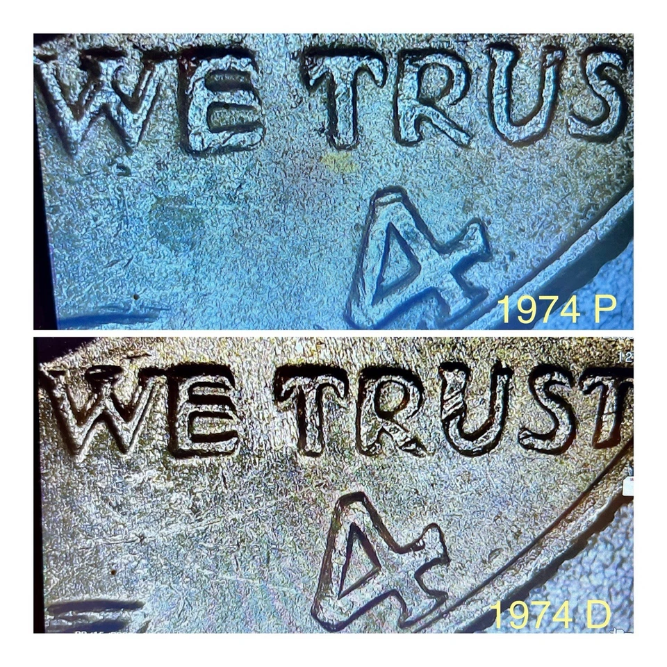 1974 Kennedy Half Dollar P&D DDR Errors + Off-Center Strike Rare Set - Image 4 of 4