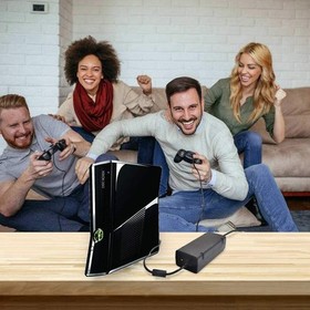 For Microsoft Xbox 360 Slim/S Power Supply Brick AC Adapter Charger w/Power Cord