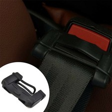2x Car Seat Safety Belt Buckle Clip Silicone Anti-Scratch Cover Black Universal