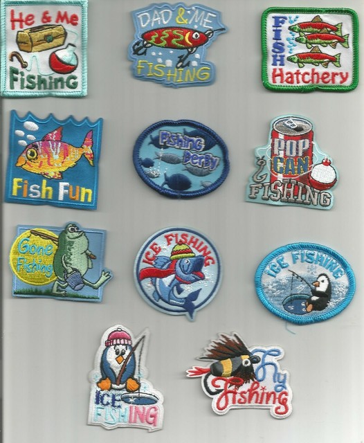 Girl / Boy Scout/Guides Patch/Crest/Badge (types of) FISHING (your