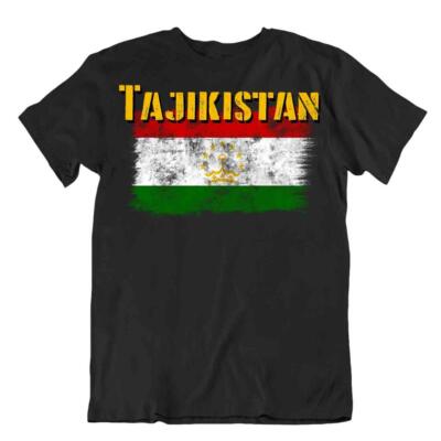 Tadschikistan T-Shirt Flaggen T-Stück Reise-Andenken Bluse Tee flag Tops Gift