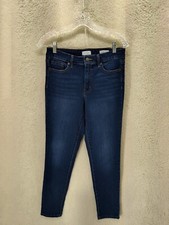 Jessica Simpson Women Jeans 4 Blue Cotton Blend High Rise Skinny Ankle Denim