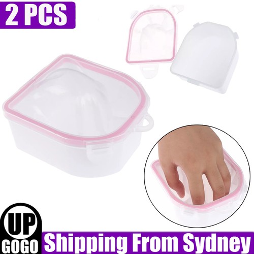2X Manicure Treatment & Acrylic Nails 2 in 1 Soak-Off Bowl Acetone Holder Liquid
