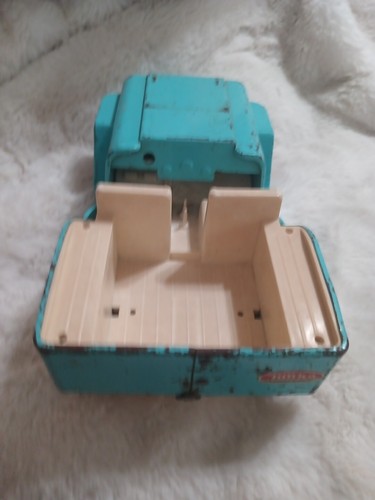 Vintage 1960s Tonka Jeep Turquoise with White Interior - Picture 2 of 21