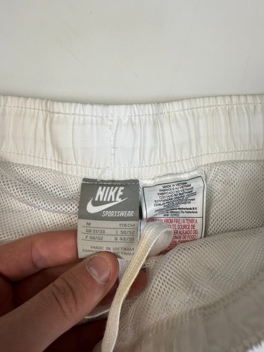 Vintage Nike baggy track pants white medium - Picture 6 of 6