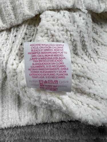No Boundaries Sweater Womens Large 11-13 Ivory Long Sleeve 100% Polyester - Picture 12 of 12