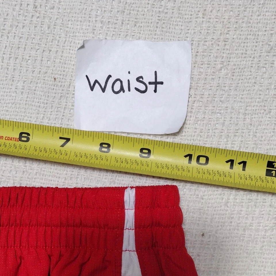 Pantalones tejidos Under Armour Big Boys rojos manga corta talla juvenil pequeños nuevos con etiquetas Foto 3 de 4