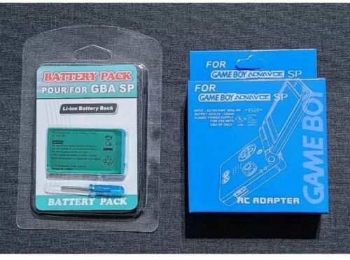 Replacement Battery and Charger For Nintendo Gameboy Advance SP With Tools - Picture 2 of 2