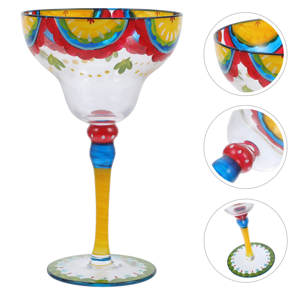 Gift Elegant Delicate Decorative Margaritas Glass Goblet Decor Party