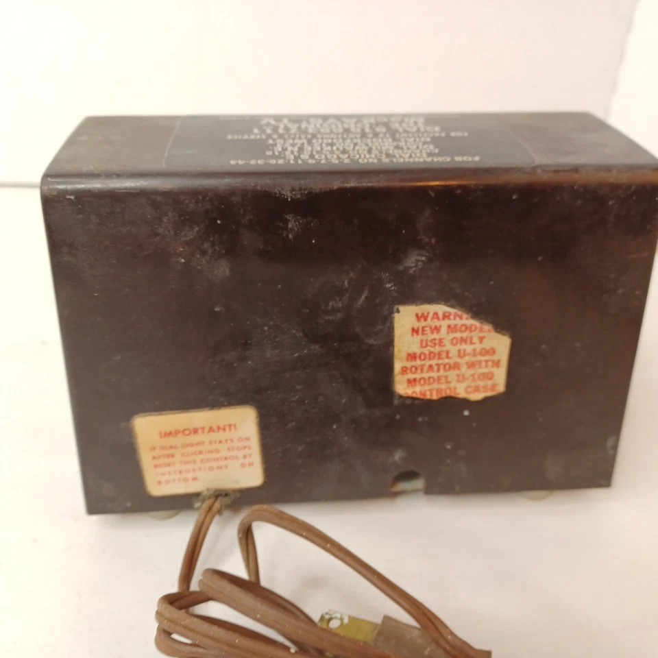 Controle de rotor de antena Alliance Tenna modelo U-100 para peças - Imagem 4 de 4