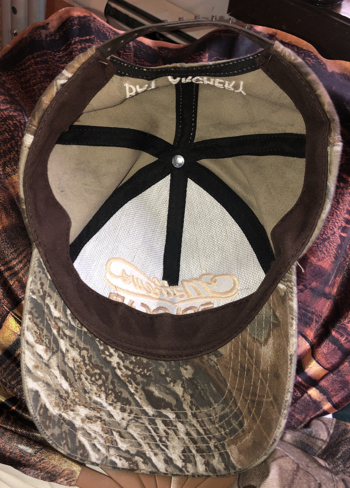 Mathews Solocam / Bay Archery camo hat Embroidered Logo Made in the USA