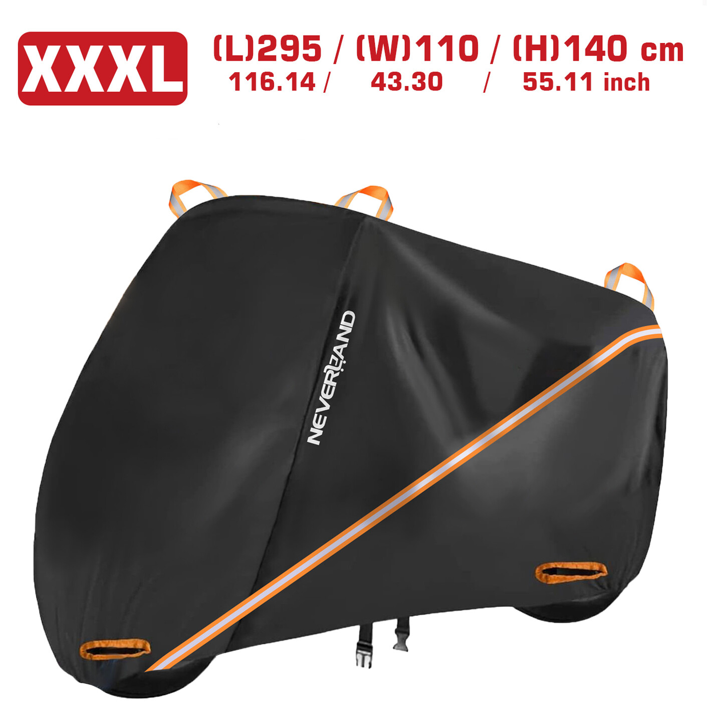 3XL Motorcycle Bike Cover UV Waterproof For Harley Davidson Electra Glide Ultra