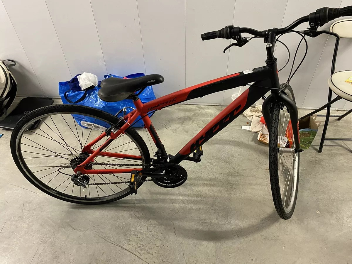 Hyper SpinFit 700c Hybrid Bike Red