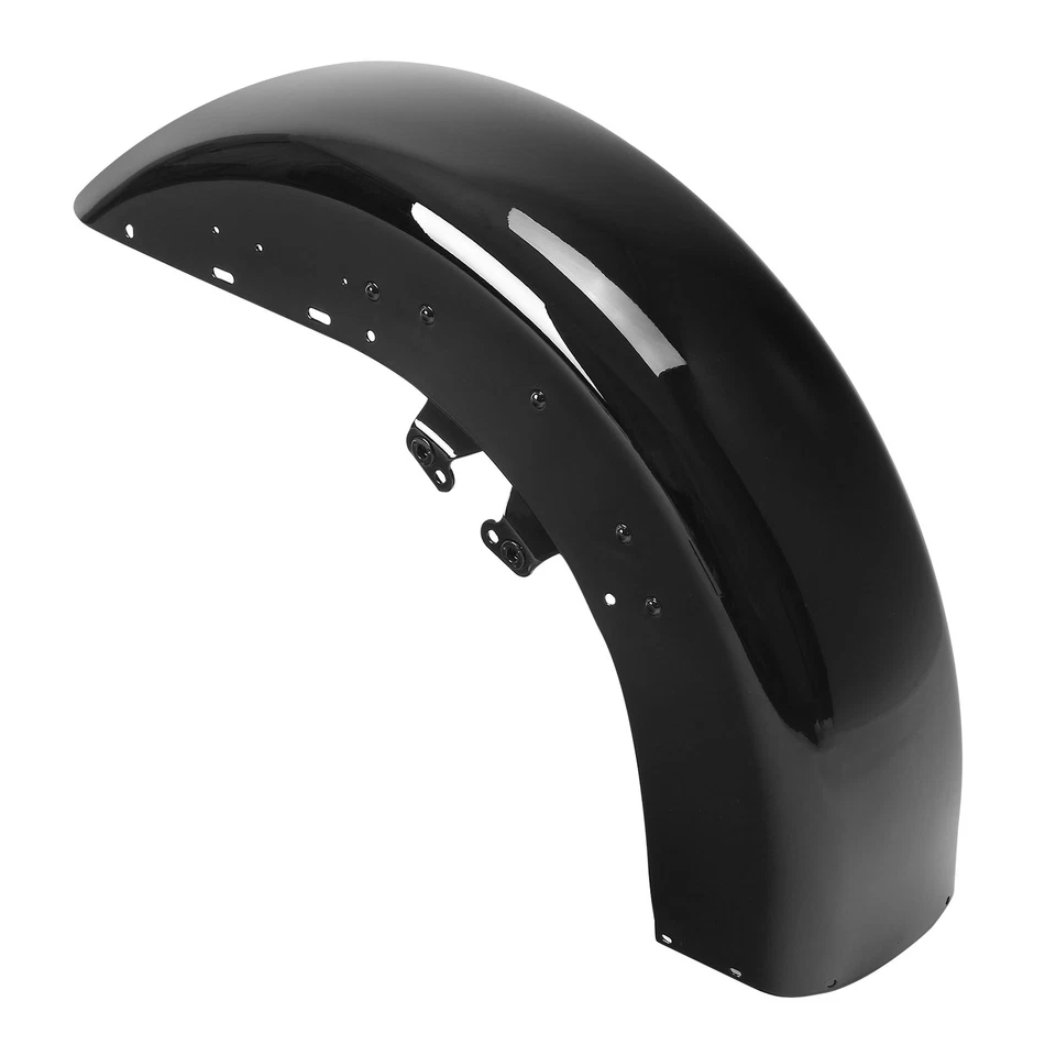 Para-lama dianteiro preto vívido compatível com Harley Tri Electra Glide Ultra Limited 2014-24 - Imagem 3 de 4