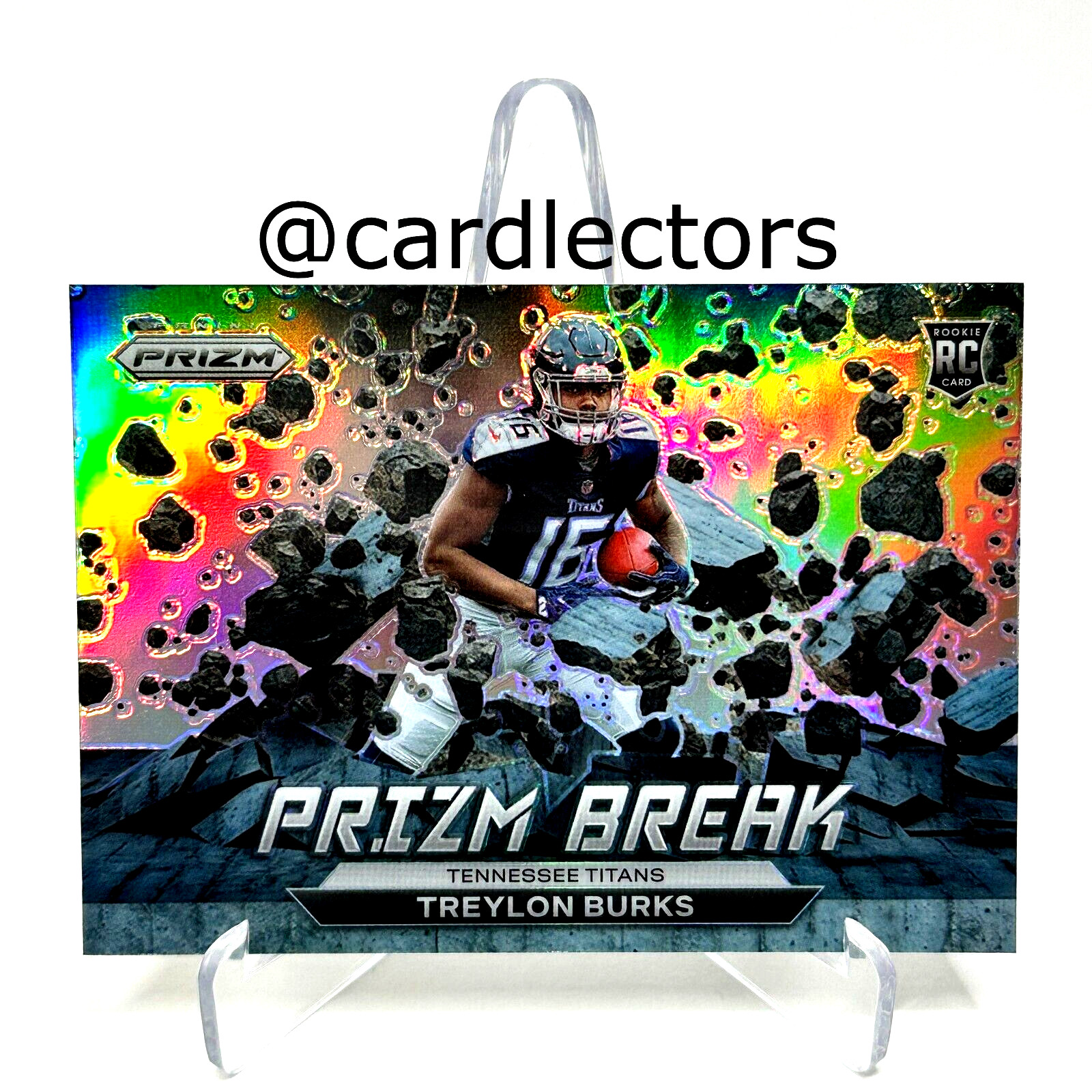 2022 Panini PRIZM Football TREYLON BURKS PRIZM Break PB-9 RC Silver PRIZM TITANS