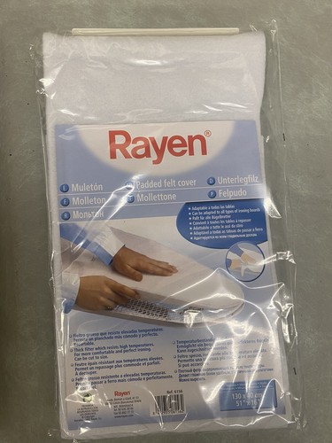 Rayen Ironing Board Padded Felt Cover Adjustable 51” X 16” Heat Resistant - 第 1/7 張圖片