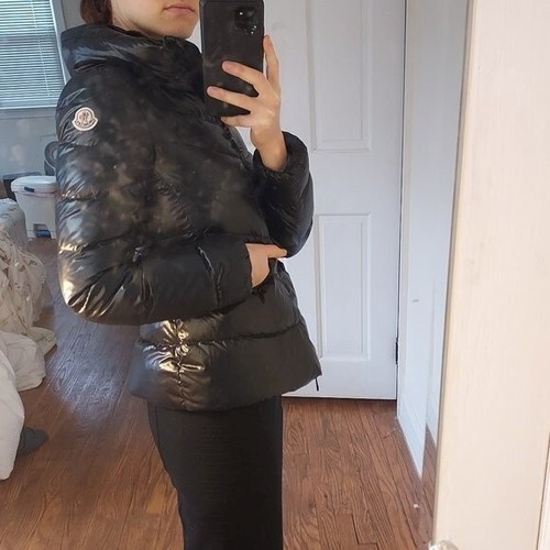 Moncler Black Shiny Miriel Puffer 