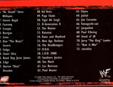 1998 Comic Images WWF Superstarz Wrestling Card #72 Checklist CL