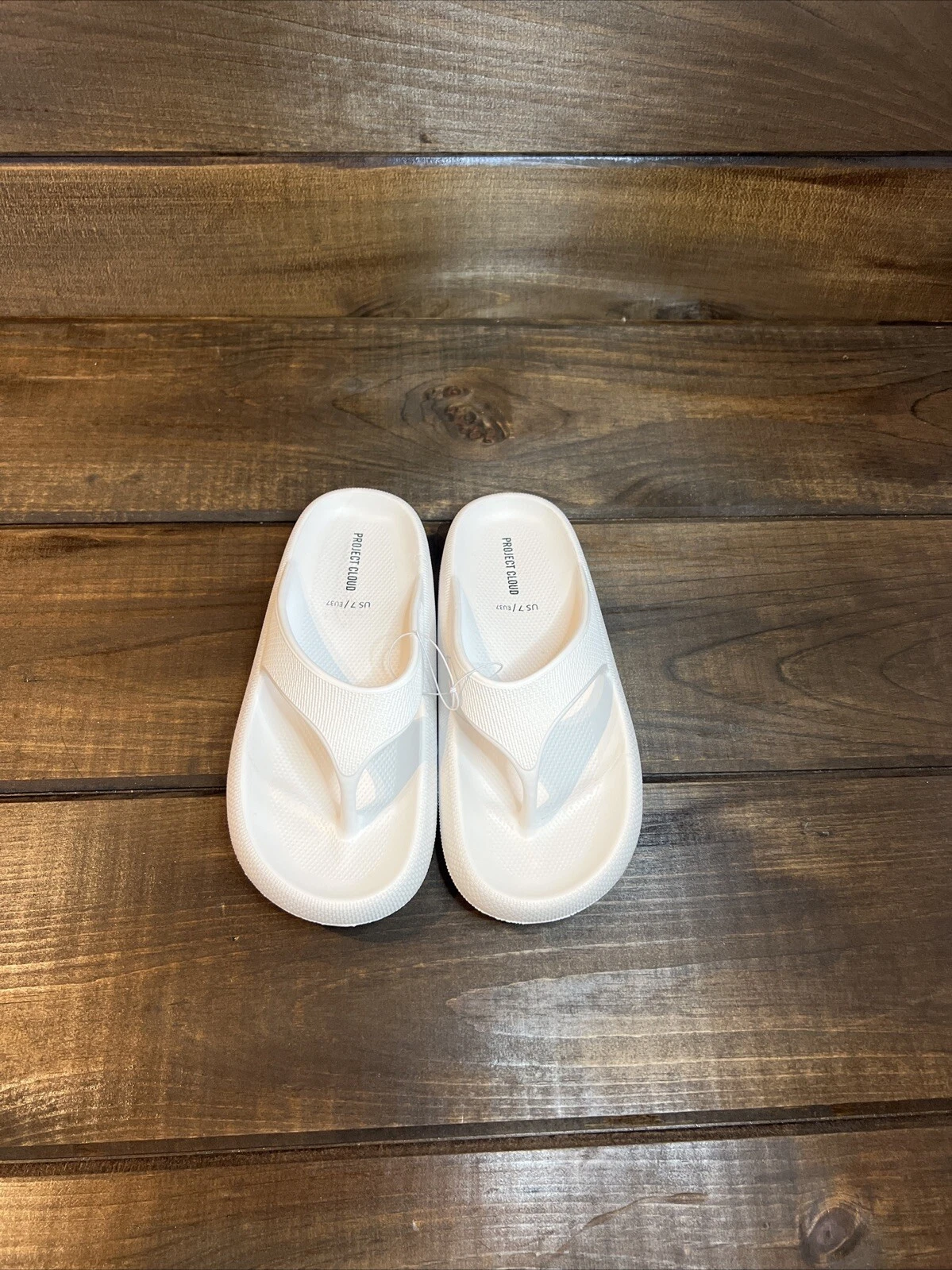 COMMON PROJECTS NUOVI sandali infradito Project Cloud 'Cuscino' bianchi donna taglia 7