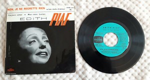 Edith Piaf Disque 45 Tours Vinyle Non Je Ne Regrette Rien Les Mots D Amour Ebay
