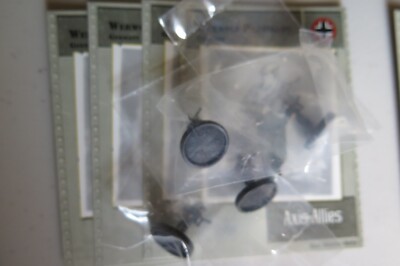 AXIS & ALLIES MINIATURES RESERVES LOT 33 WERWOLF PARTISANS C WITH CARD SEALED X4