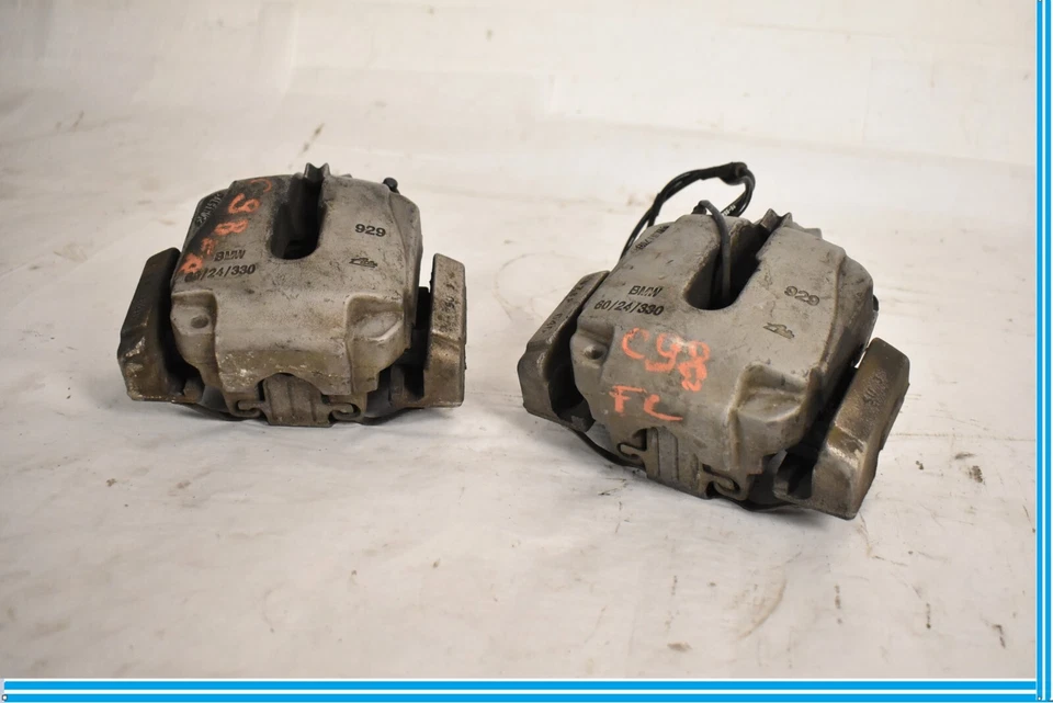 11-16 BMW F10 528i 528xi JUEGO DE 2 PINZAS DE FRENO DELANTERAS IZQUIERDA Y DERECHA OEM Foto 2 de 4