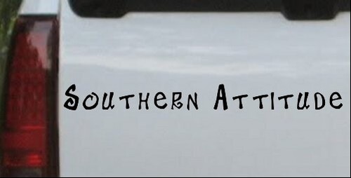 Southern Attitude Car or Truck Window Laptop Decal Sticker - Picture 3 of 32