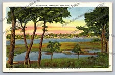 Vintage or Antique Postcard Bass River Yarmouth Cape Cod Massachusetts 
