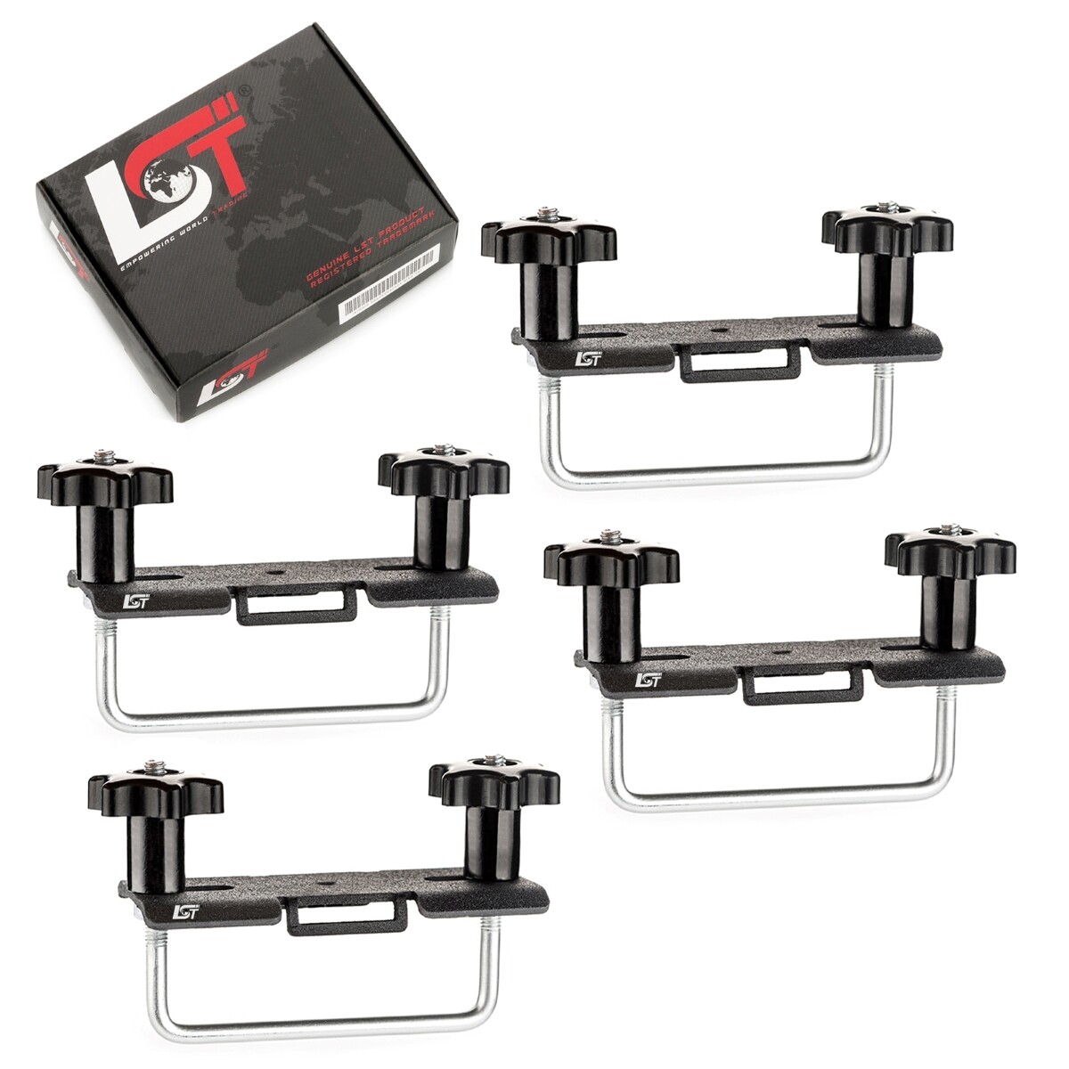 Mounting Kit Powder Coated U-Bracket 80 mm Roof Box Mounting for RENAULT