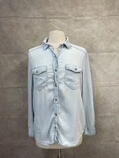 Life in Progress Women s Light Blue Button Do...