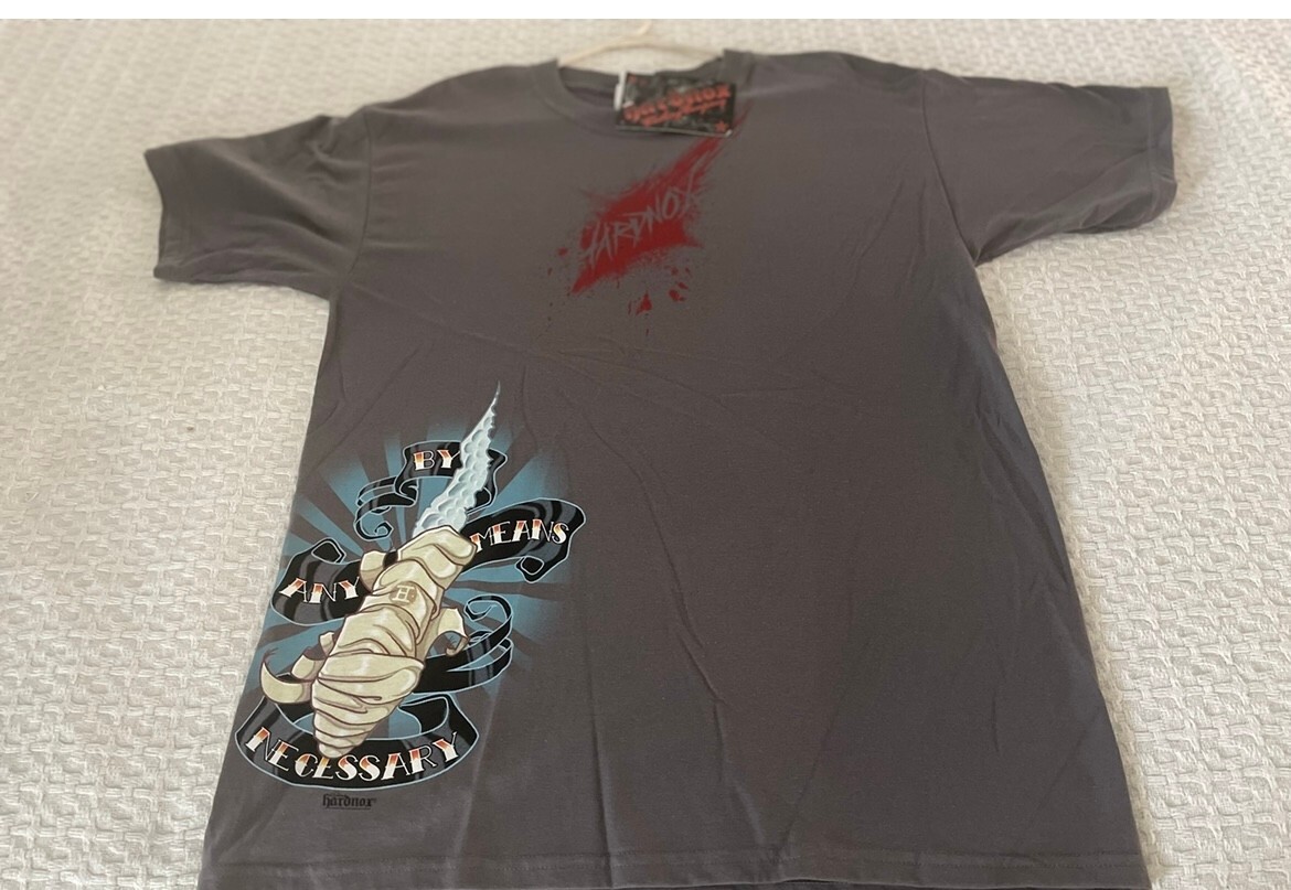 ALTRA T shirt Hardnox vintage con qualsiasi mezzo necessario