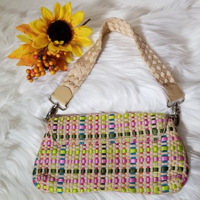 small woven purse