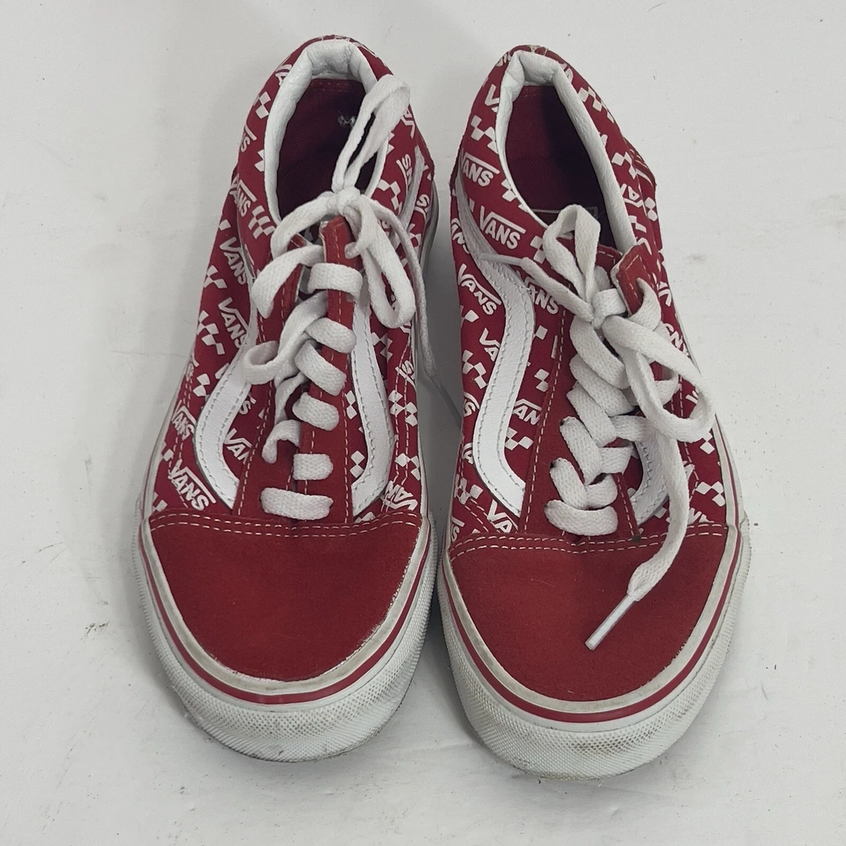 Vans Old Skool Logo Repeat - Racing Red for sale | eBay display picture 1