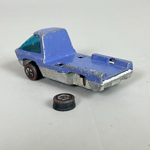 Hot Wheels Redline 1969 Heavyweights Purple Cab Over Truck Honk Kong Base - Picture 8 of 12