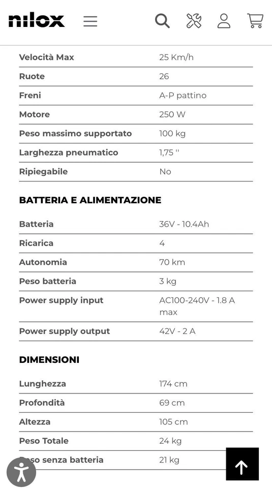 bicicletta elettrica  nilox urban uomo city ebike sl5  ancora imballata -  - Immagine 3 di 4