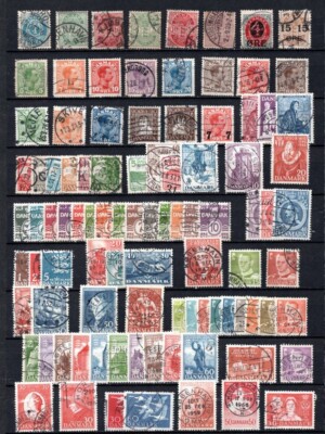 Denmark Stamp Collection - 50 Different Postage Stamps For Collectors - View #10