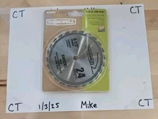 Rockwell RW9281 4 1/2-Inch 24T Carbide Tipped Compact Circular Saw Blade