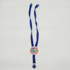 Vintage MICKEY MOUSE World Tour Elastic Suspenders The Walt Disney Company