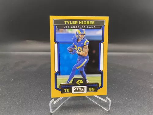 Tyler Higbee 2023 Score Gold #163 Rams