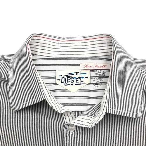 DIESEL Striped Shirt Casual Formal Men Size S - Picture 4 of 7