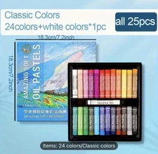 24 + 1 Amazing Soft Oil Pastels