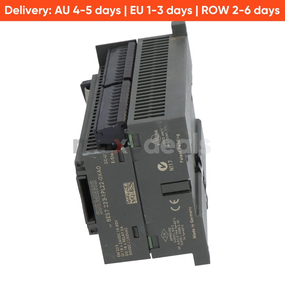 Siemens 6ES7223-1PL22-0XA0 SIMATIC S7-200 Digital I/O Module Used UMP ...