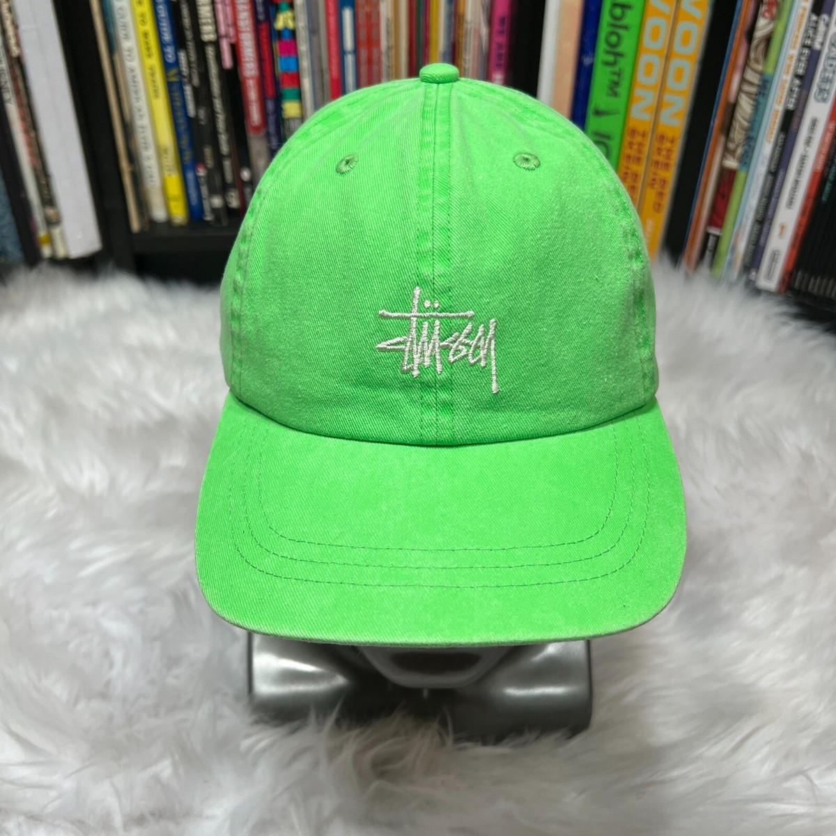 Stüssy 90s green cap STUSSY WASHED BASIC CAP / STUSSY HAT VINE GREEN | eBay