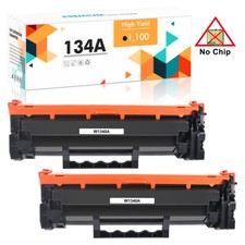 2PK W1340A 134A Toner Compatible with HP LaserJet M209dw MFP M234dw No Chip 